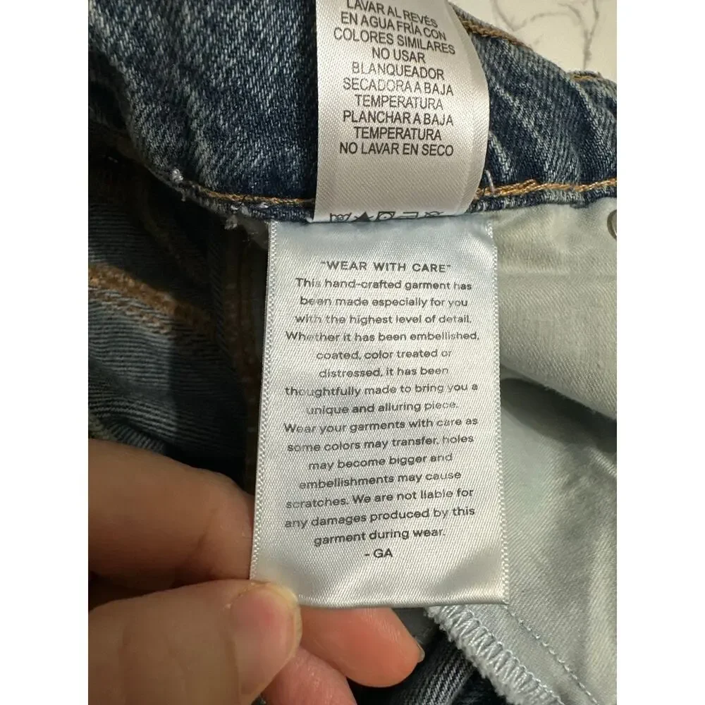 NWT Good American Extreme Barrel Jeans Indigo 966 Denim 14/32 Baggy JNCO Loose - Picture 12 of 12